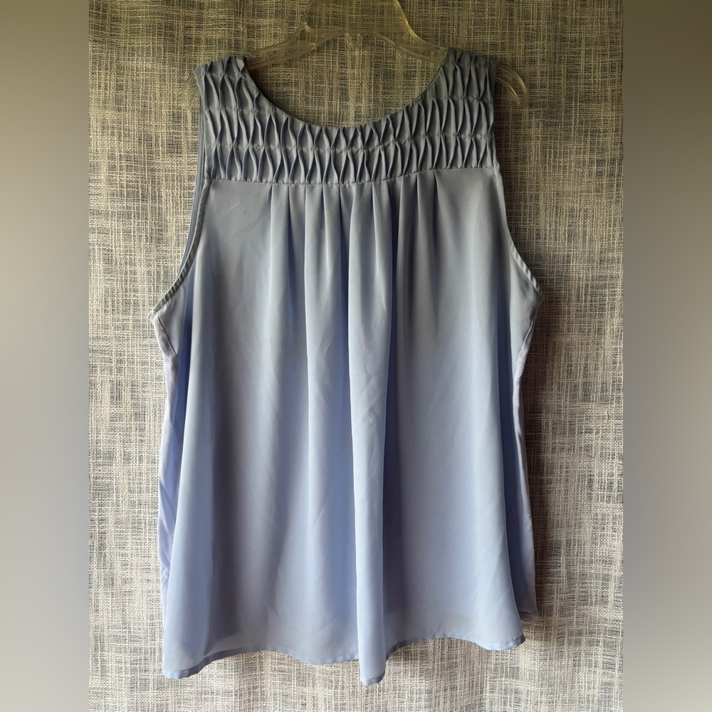 Elle Smocked Sleeveless Blouse